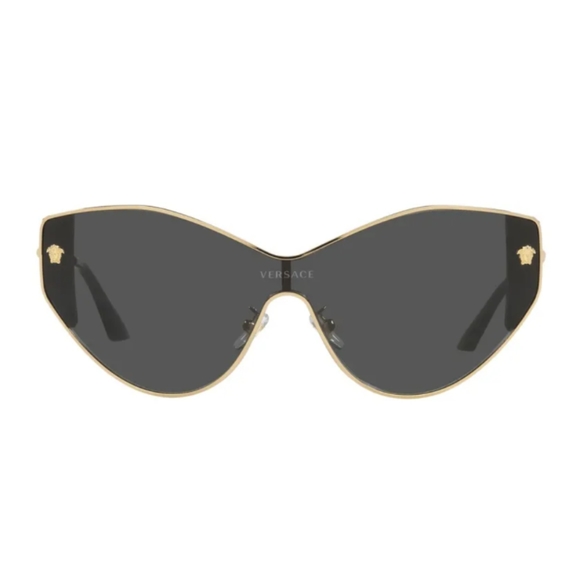 Versace: Large Medusa Metal Aviator Sunglasses